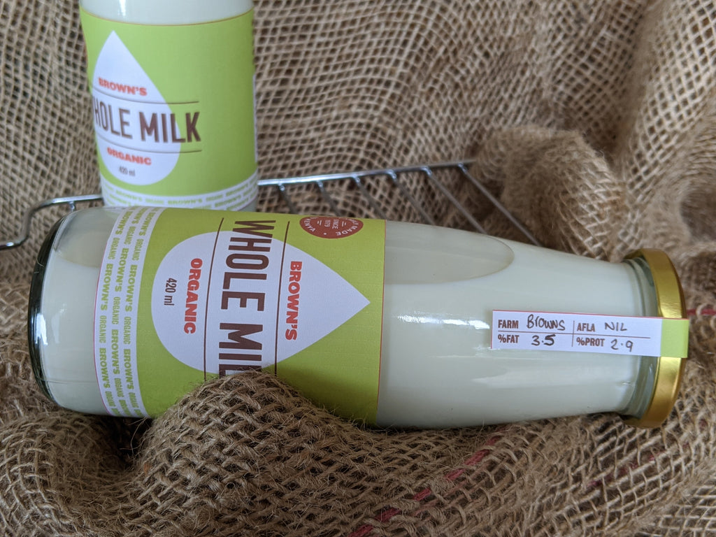 One time delivery of Organic Milk - 2 bottles 840 ml Organic tigoni 
