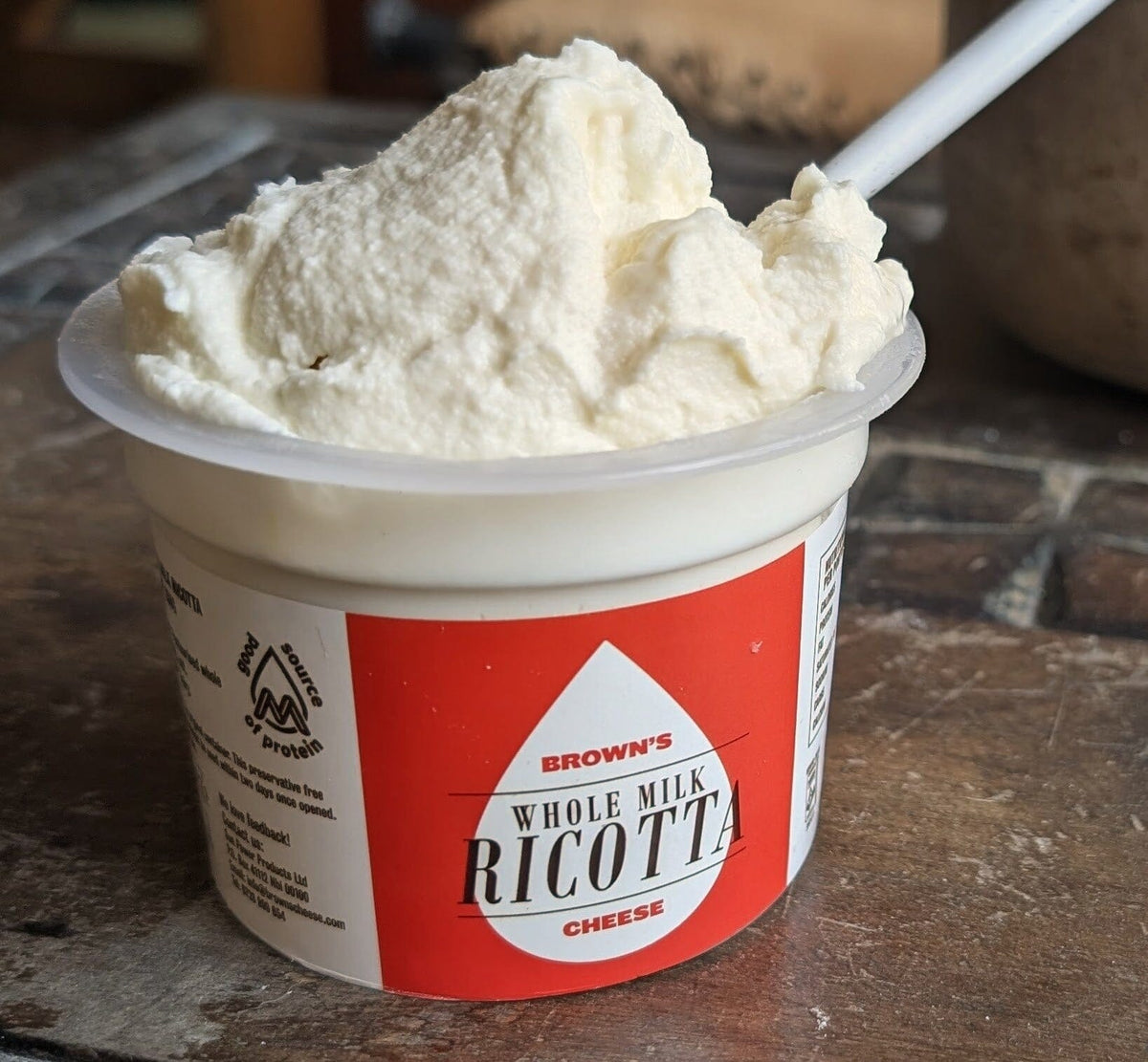 Whole milk Ricotta 250g – Brown’s Food Co.