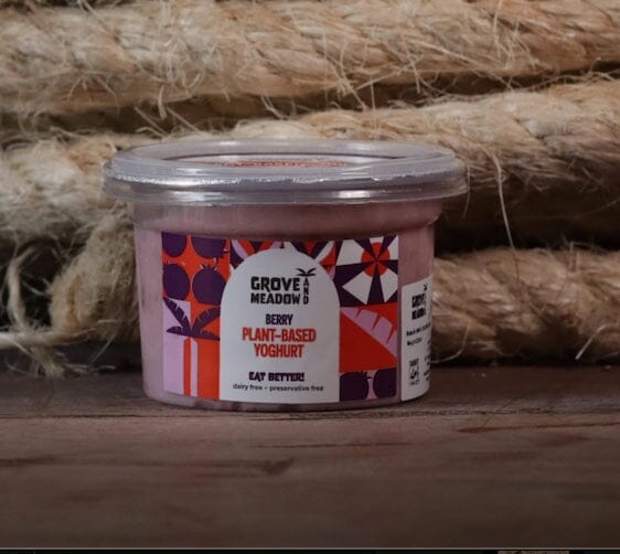 Young Coconut Berry Yoghurt (200 ml) dairy free Brown’s Food Co. 