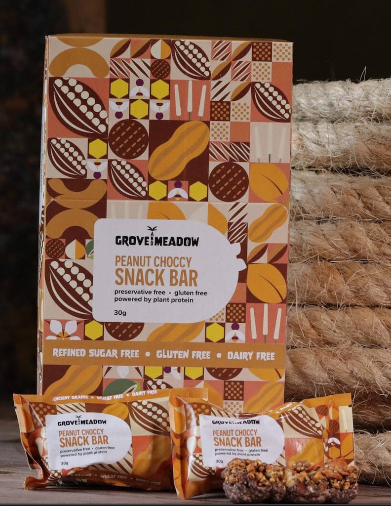 Peanut Choccy Snack Bar (30g pack of 12 | Gluten Free) dairy free Brown’s Food Co. 