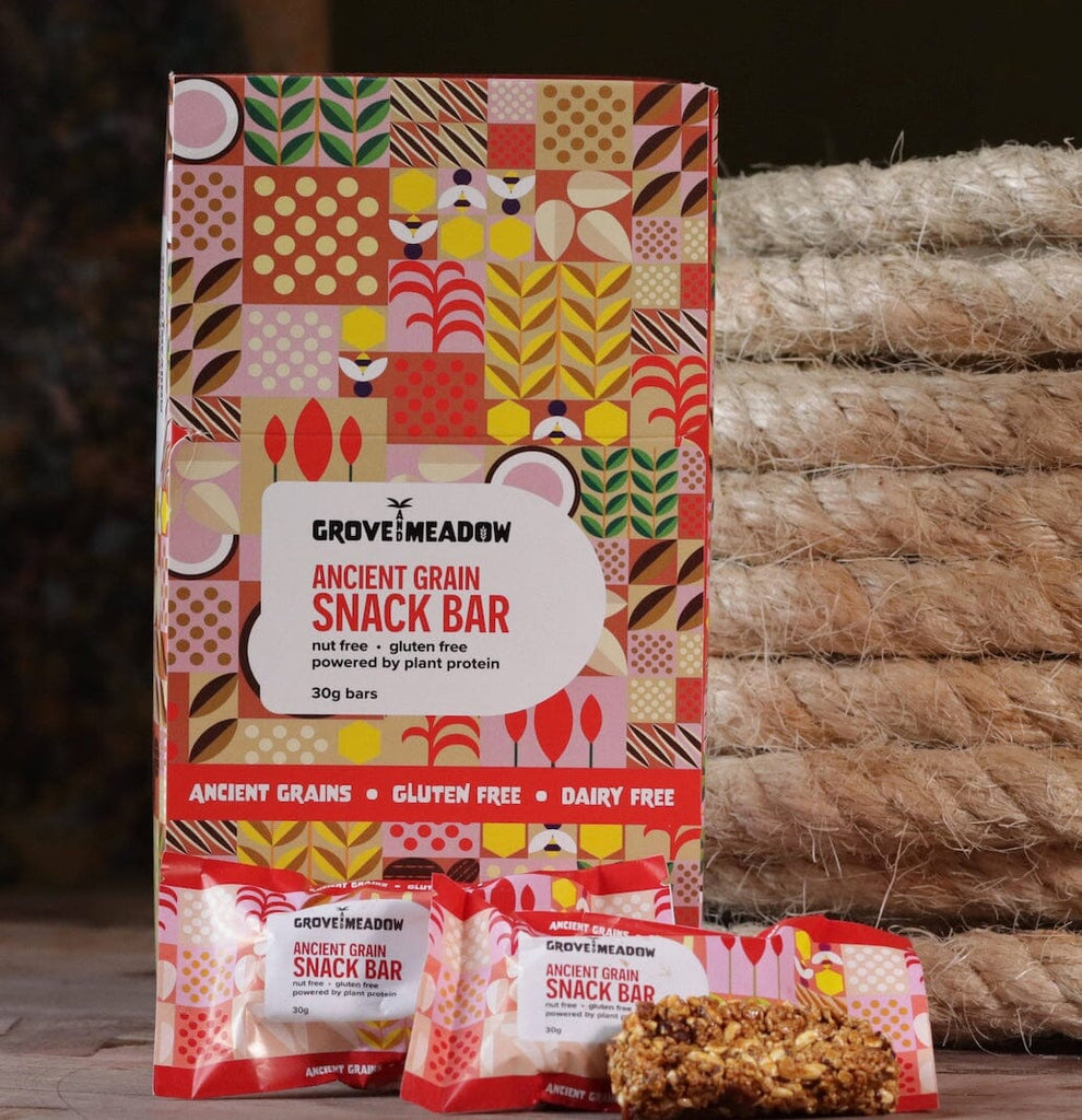 Ancient Grain Snack Bar (30g pack of 12 | Nut + Gluten Free) dairy free Brown’s Food Co. 