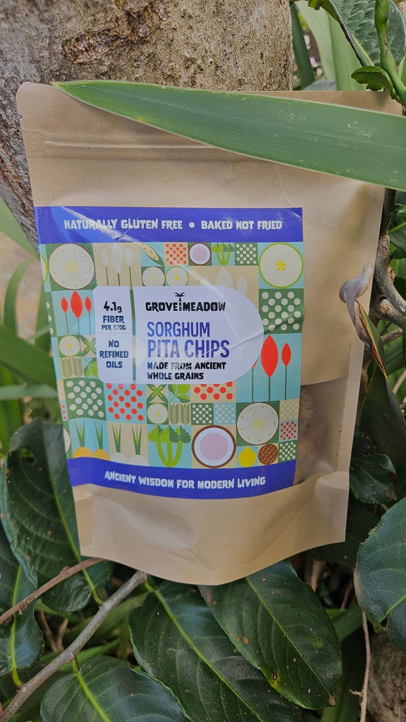Sorghum Pita Chips (300g | Gluten Free) Crackers Grove & Meadow 