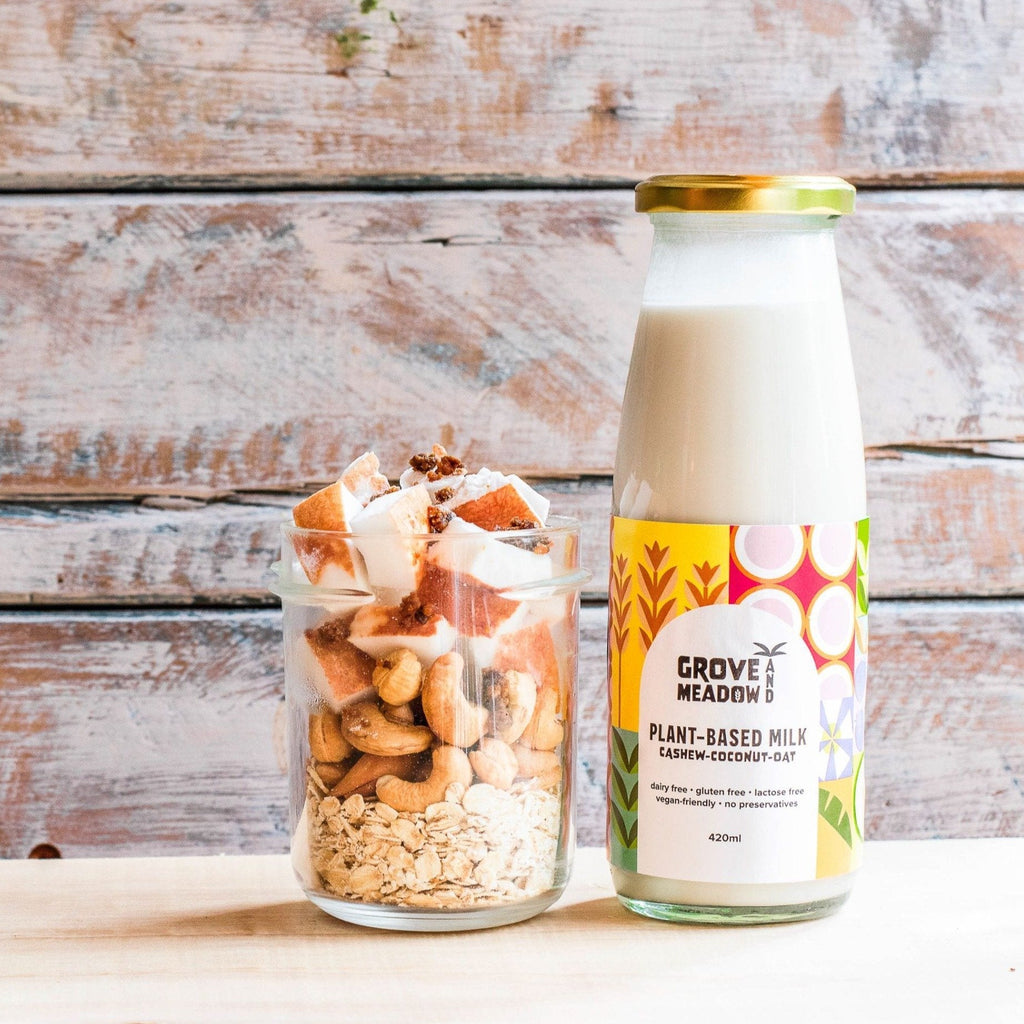 Grove + Meadow Plant-Based Milk 1 bottle (420 ml) vegan tigoni 
